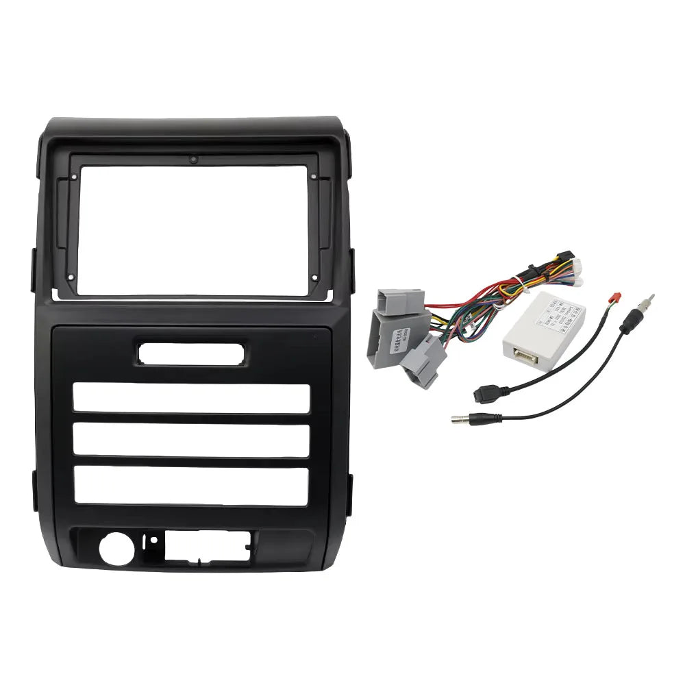 For 2008-2014 FORD F150/ RAPTOR (9INCH, LHD,)Car Radio Fascias Android GPS MP5 Stereo Player 2 Din Head Unit Panel Dash Frame