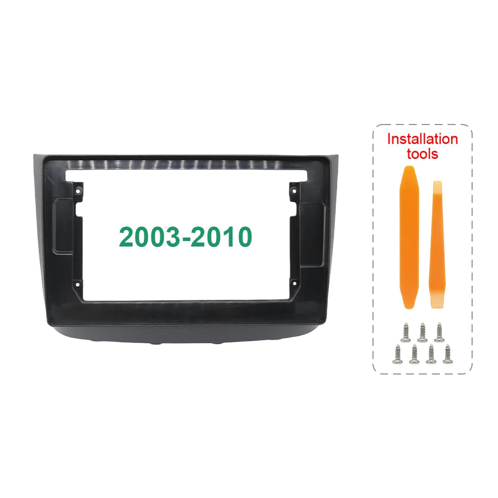 For MERCEDES BENZ Vito 2 Viano W639 2003-2010 10.1 inch 25.654cm Car Radio Stereo Android 2 Din Head Unit Panel Frame Trim