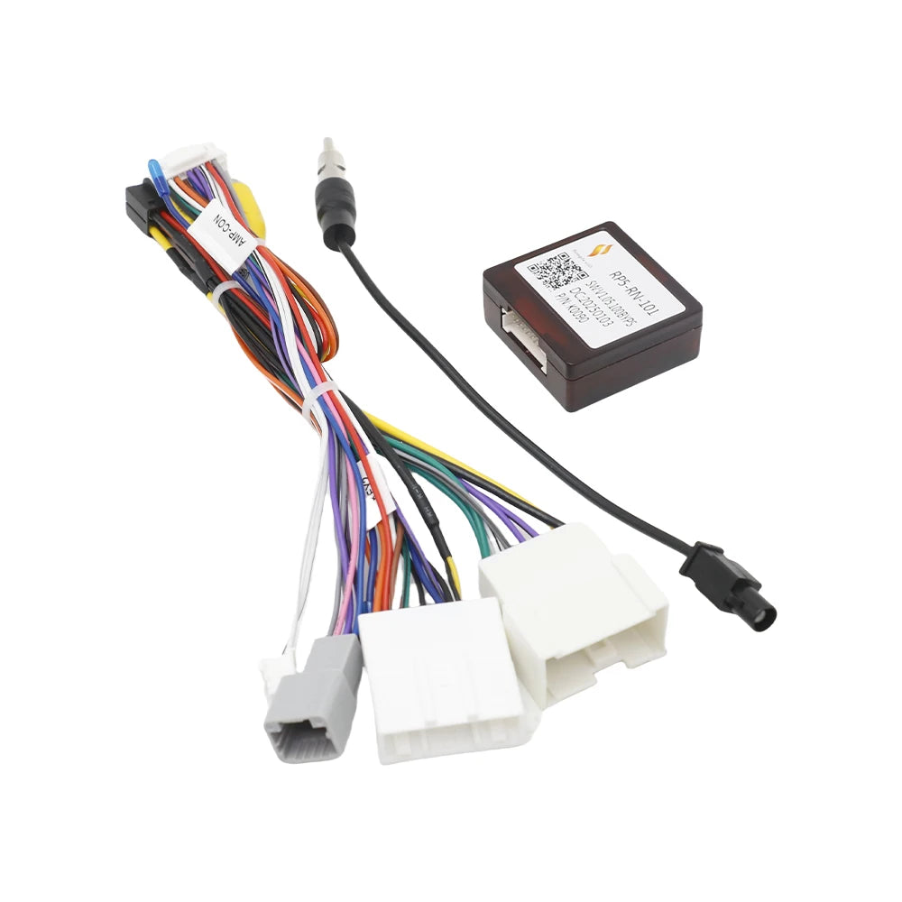 KRS-EN-03 Canbus Box for Renault Duster Clio/Kangoo/Sandero/logan/Captur 2015+ Power Cable Audio Adaptor RP5-RN-101