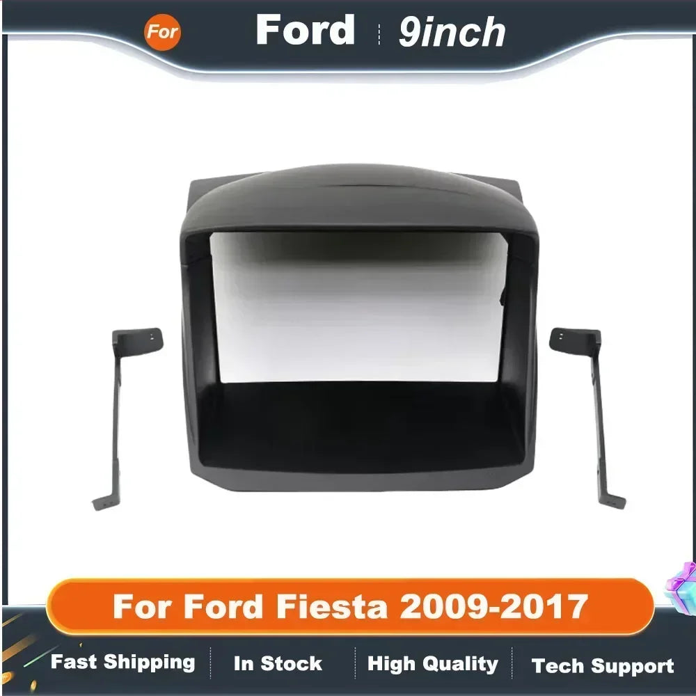 For Ford Fiesta 9 Inch Android Dash Panel Fitting Kit with CANBUS Box  Fascia Frame Adapter