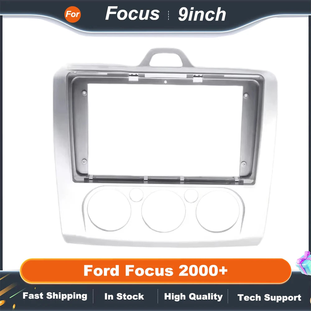 9 Inch Car Radio Screens For Ford Focus 2000+ Frame Other Interior Accessories Car Dvd Frame Kit