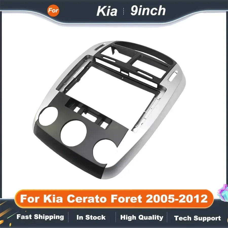 9 Inch car stereo frame Adapter For Kia Cerato Foret 2005-2012 Android Android Radio Dash Fitting Panel Kit