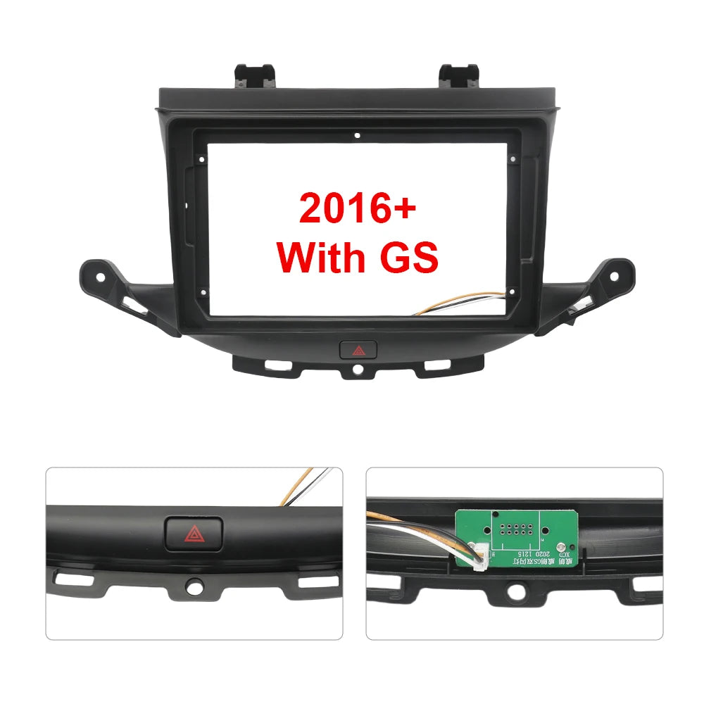 9 Inch 22.86cm Car Radio Frame for Opel Astra K Buick Verano GS 2015-2021 Stereo Panel Wiring Harness Power Cable Adapter Canbus