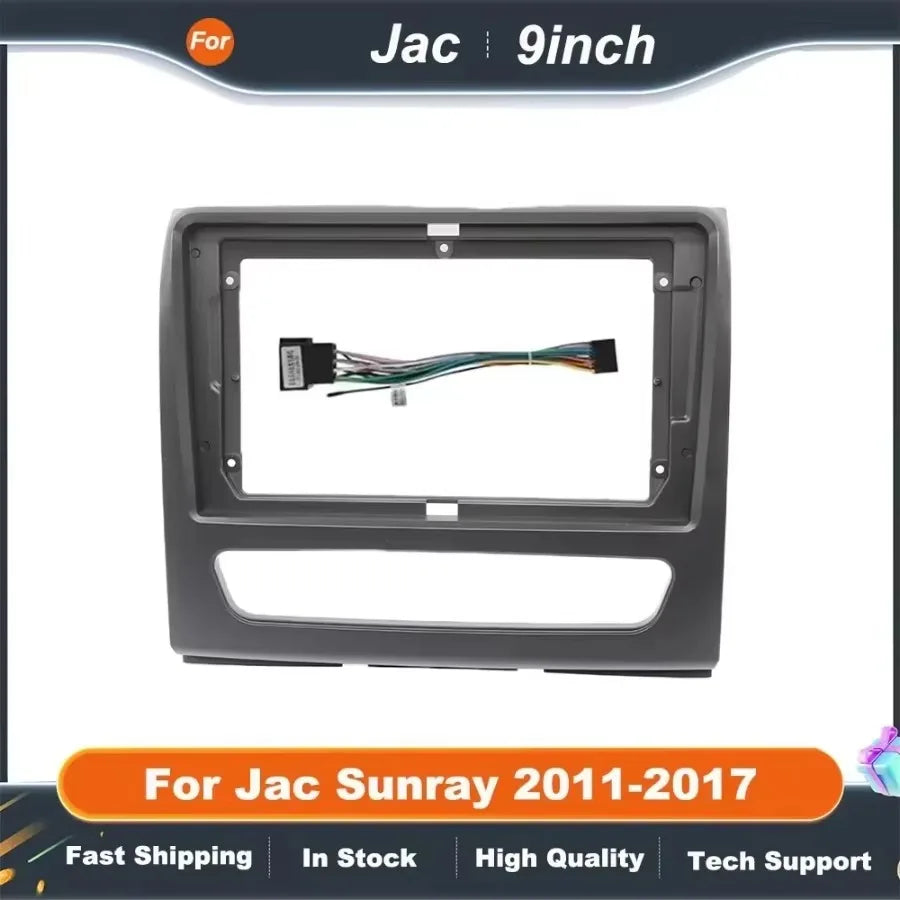 9 Inch Car Radio Frame Adapter For Jac Sunray 2011-2017 Android Radio Dash Fitting Panel Kit