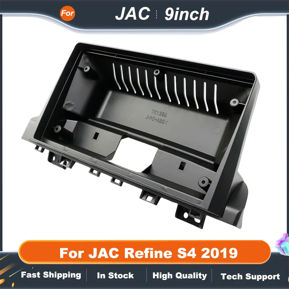 9 Inch Car Fascia Radio Panel Adapter Canbus Box Decoder For JAC Refine S4 2019 Android Big Screen Radio Dash Fitting Kit