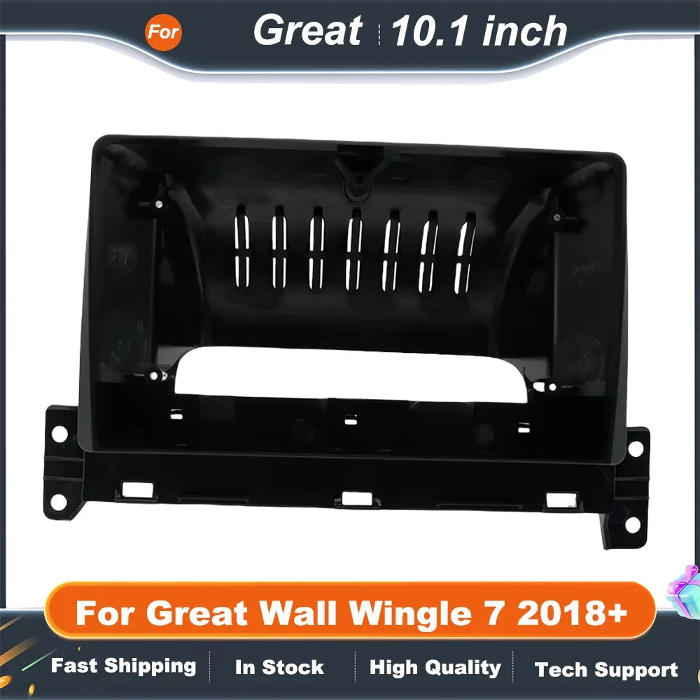 10.1 inch car stereo frame For Great Wall Wingle 7 2018+ Adapter Canbus Box Decoder Android Radio Dash Fitting Panel Kit