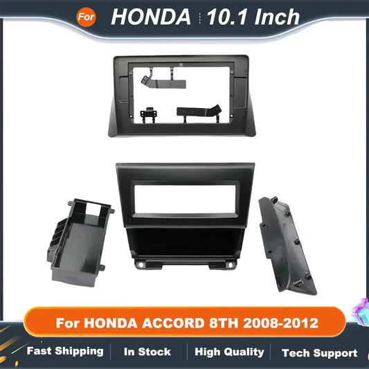 10.1 Inch 2DIN Car Radio Fascia Frame Dashboard Panel for Honda Accord 8th 2008-2012 Stereo Installation Kit