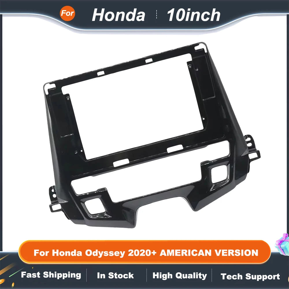 10 Inch Car Frame Fascia Adapter  For Honda Odyssey 2020+ AMERICAN VERSION Android Radio Dash Fitting Panel Kit