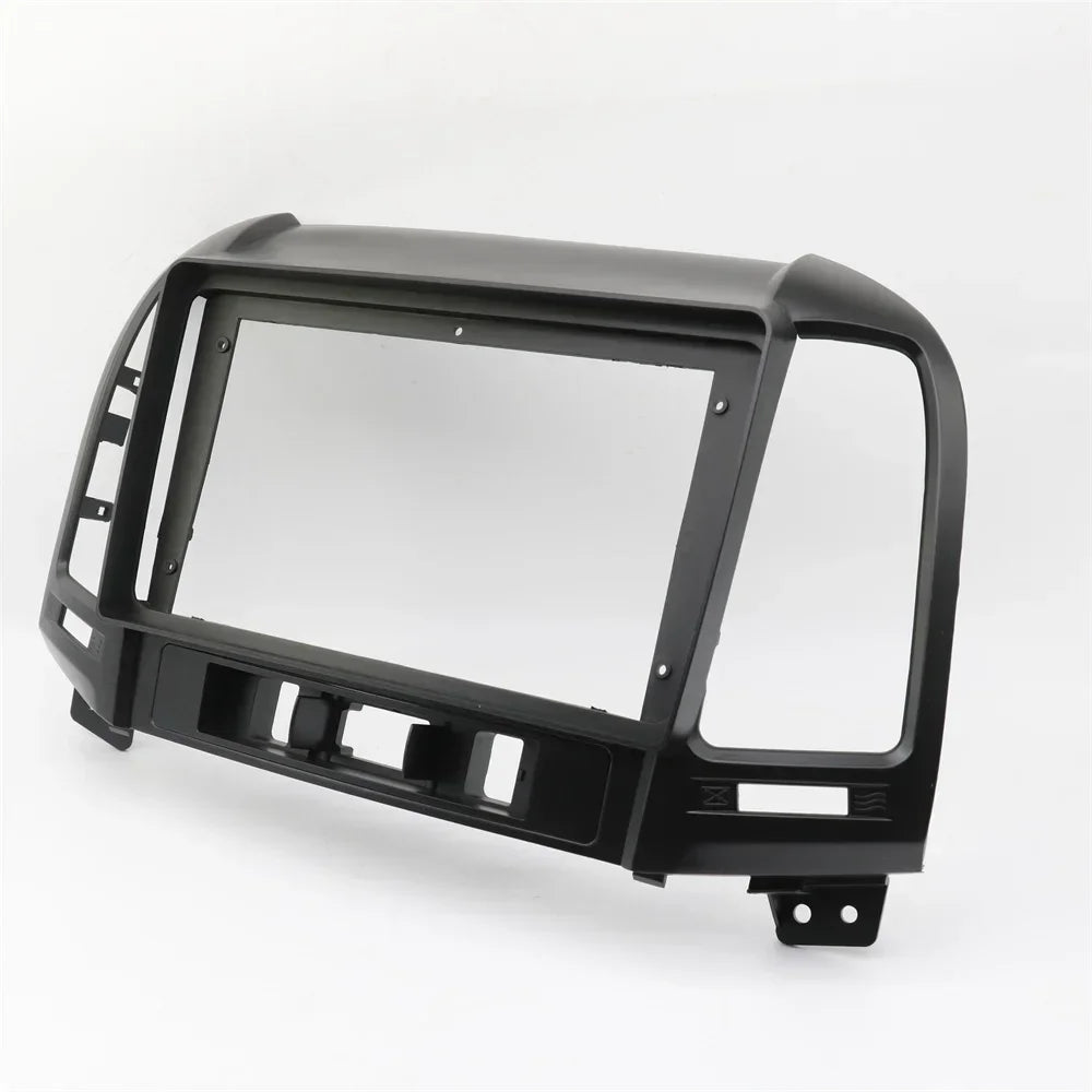 9 inch Car Radio Frame Fascia For Hyundai Santa Fe 2 006-01 DVD Trim Panel Dashboard Mount Kit  Din Installation Stereo