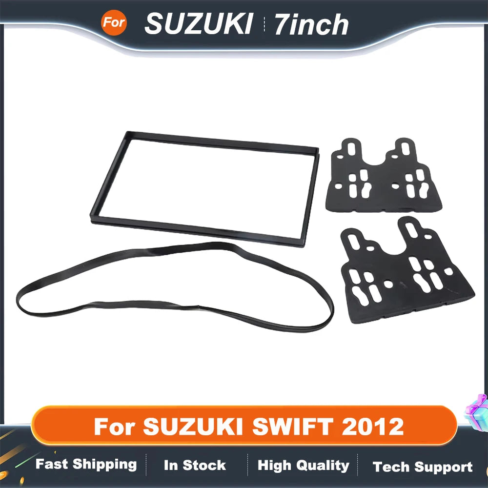 7 Inch Car Radio Stereo For SUZUKI SWIFT 2012 GPS MP5 Android Player 2 Din Fascias Panel DashBoard Frame Cover Kit