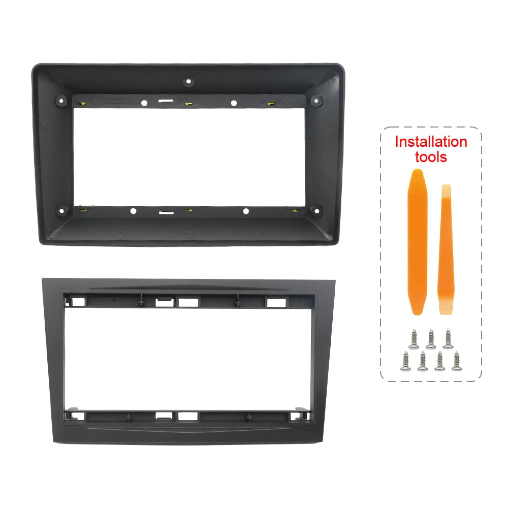 9 inch 22.86cm Car Fascia Frame Adapter Canbus Box Android Radio Dash Fitting Panel Kit for Opel Zafira B Astra H Antara Corsa D