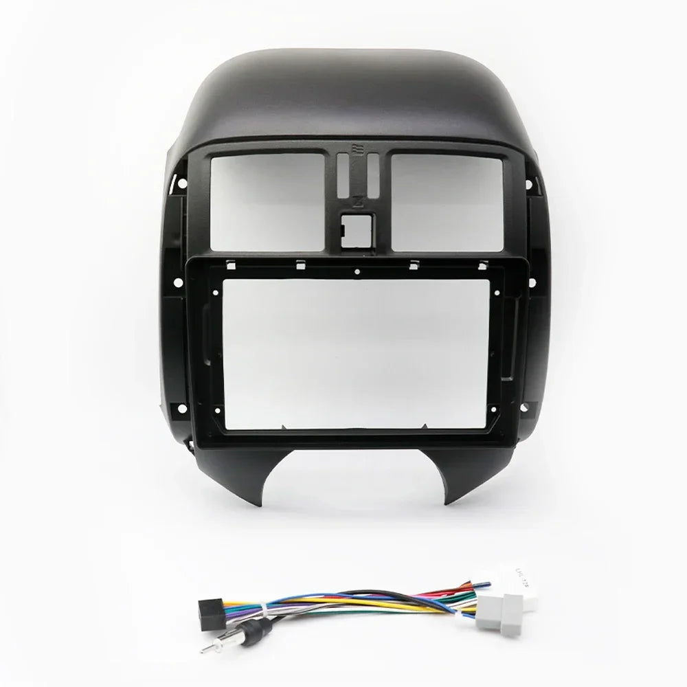 AUTODAILY Car Radio Fascia Panel Frame for NISSAN sunny 2010-2013 Installation DVD GPS Mp5 Plastic Dash Mount Kit 2 Din 9" Inch