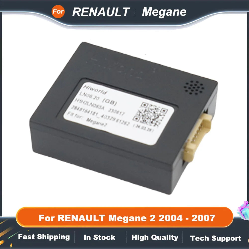 16 Pin For RENAULT Megane 2 2004 - 2007 Canbus Android Player Power Cable Audio Adaptor Dash Trim kit Facia Panel