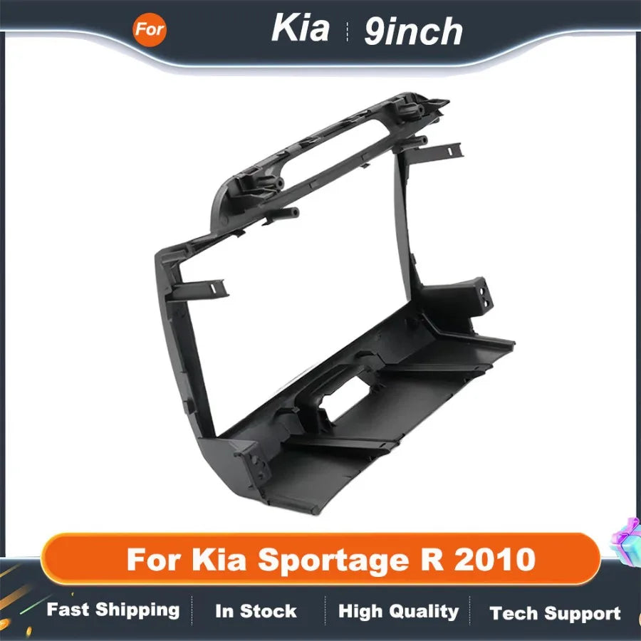 9" Car Stereo Fascia Panel for Kia Sportage R 2010  Android Radio Dash Kit