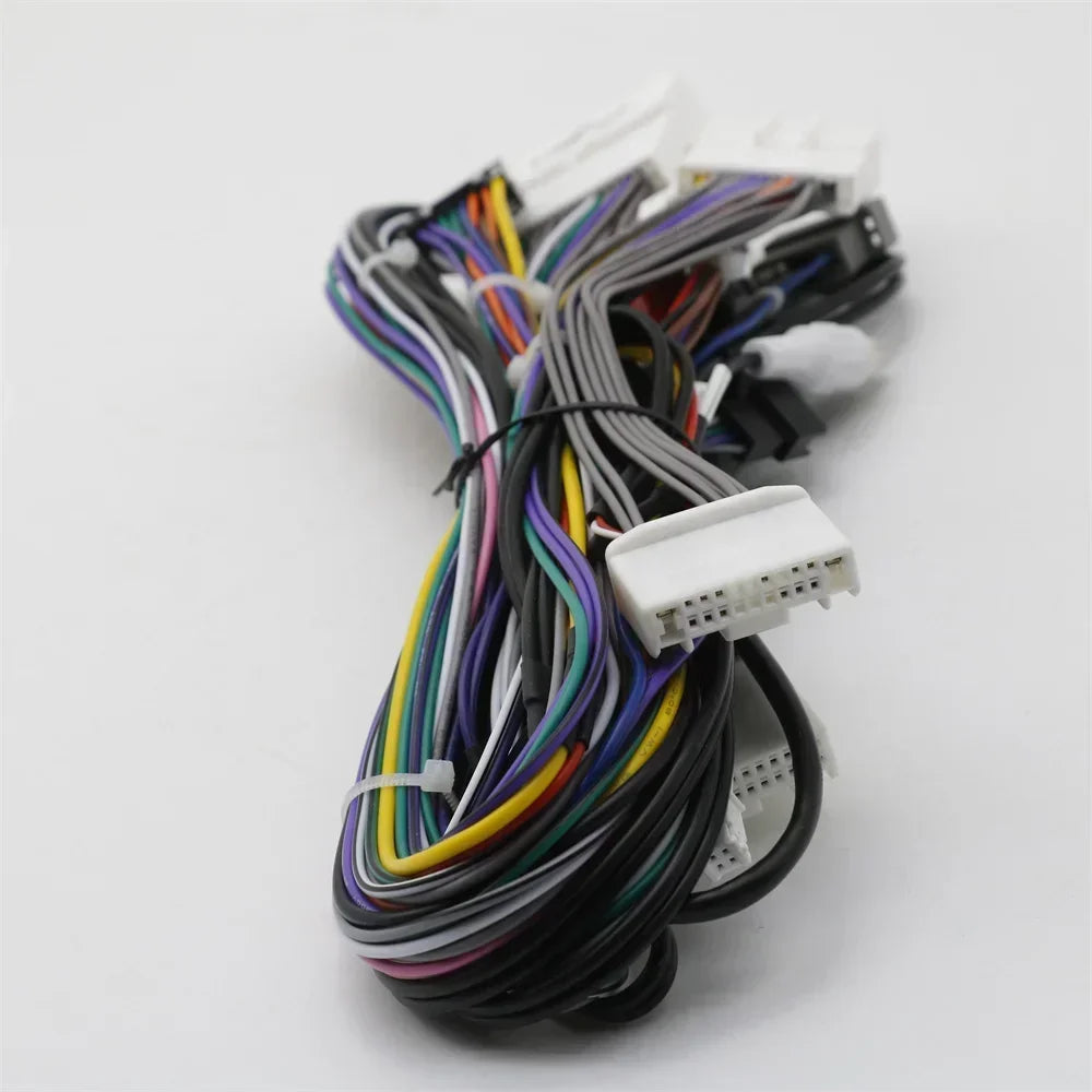 AUTODAILY Car 16pin Wiring Harness Adapter Canbus Box Decoder For Nissan Murano 2011-2014 Android Radio Power Cable