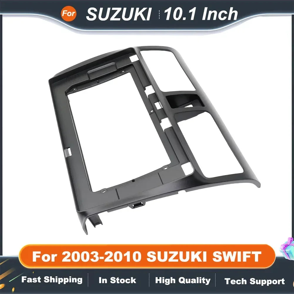 Double Din 10.1 Inch Car Radio Fascia Frame for SUZUKI SWIFT 2003-2010 GPS DVD MP5 Installation Panel Kit