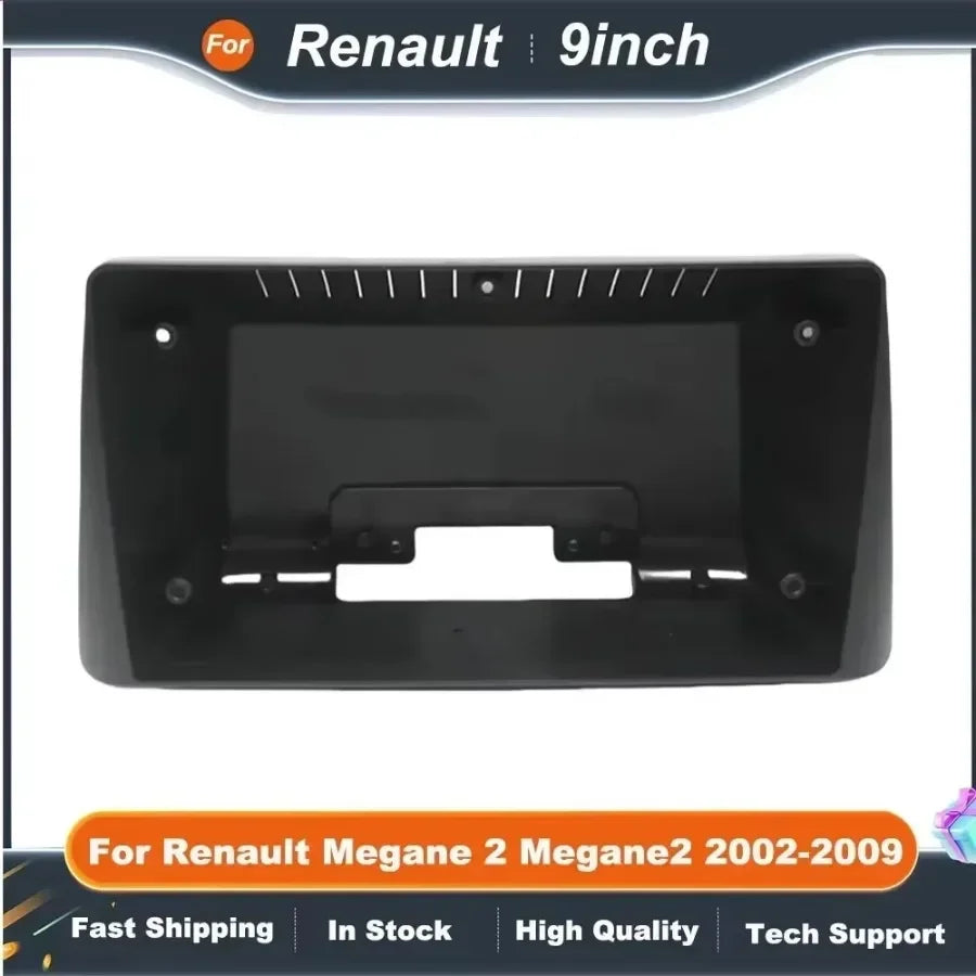 9 InchCar Audio Fascia Panels Canbus Box Adapter For Renault Megane 2 Megane2 2002-2009 Android Radio Dash Fitting Panel Kit