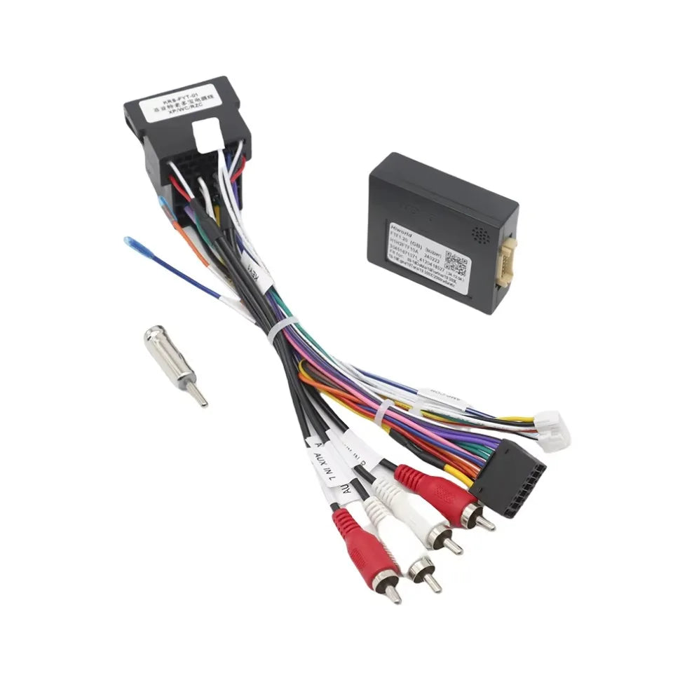 16 Pin Wiring HiWorld CANBUS for Fiat 500L Harnss Power Cable for Doblo Bravo PANDA UNO Punto Fiorino Android Car Radio