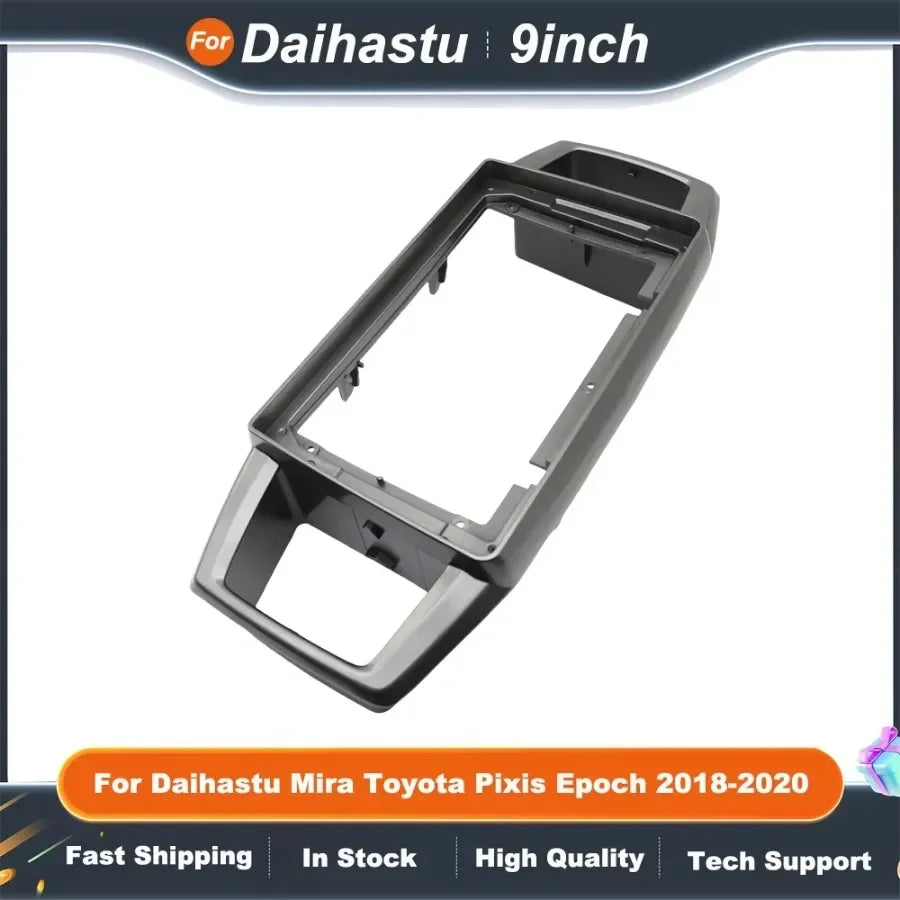 9 Inch Car Radio Frame Fitting Kit for DAIHATSU MIRA TOYOTA PIXIS EPOCH 2018-2020 Android Dash Panel Fascia Frame Adapter Kit