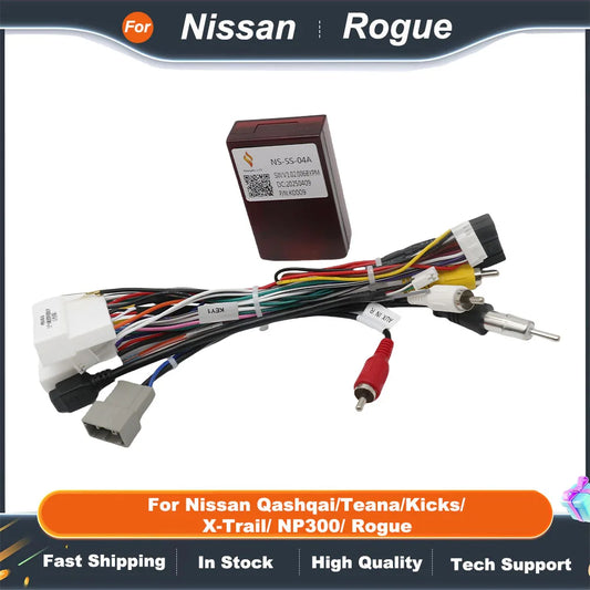 Canbus Box NS-SS-04A  For Nissan Qashqai/Teana/Kicks/ X-Trail/ NP300/ Rogue/ Support 360 Camera Function For16Pin Android Radio