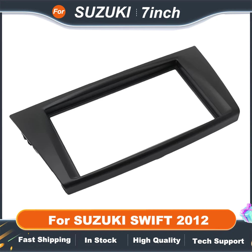 7 Inch Car Radio Stereo For SUZUKI SWIFT 2012 GPS MP5 Android Player 2 Din Fascias Panel DashBoard Frame Cover Kit