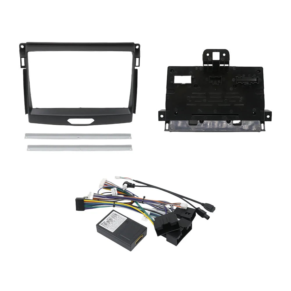 For 2015+ FORD RANGER (9INCH) Car Radio Fascias Android MP5 GPS Player Panel Frame 2 Din Head Unit Stereo Dash Board Cover Trim