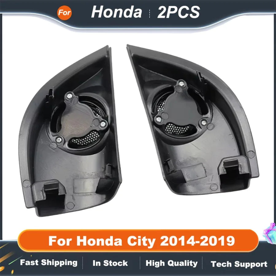 2PCS Car Tweeter Speaker Mounting Brackets for Honda City 2014-2019  Door Angle Refit Audio Cover Boxes Installation