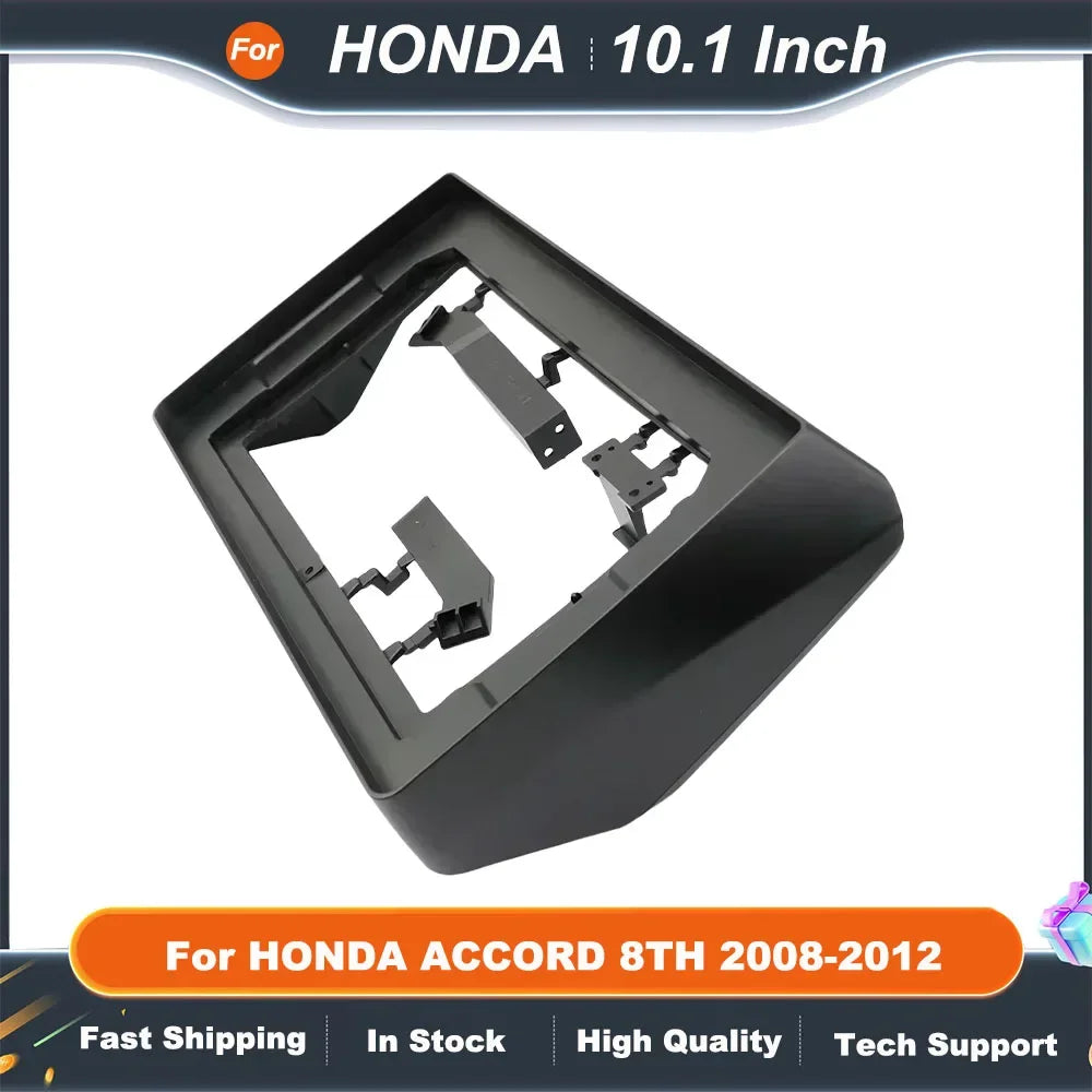 10.1 Inch 2DIN Car Radio Fascia Frame Dashboard Panel for Honda Accord 8th 2008-2012 Stereo Installation Kit