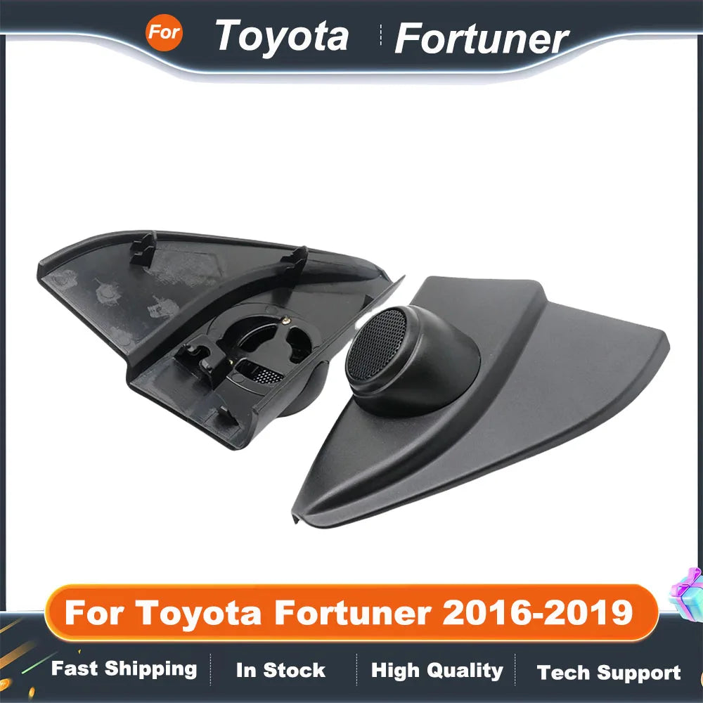 2PCS For Toyota Fortuner 2016-2019 Car Tweeter Refitting Audio Door Angle Gum Speaker Cover Boxes Mounts