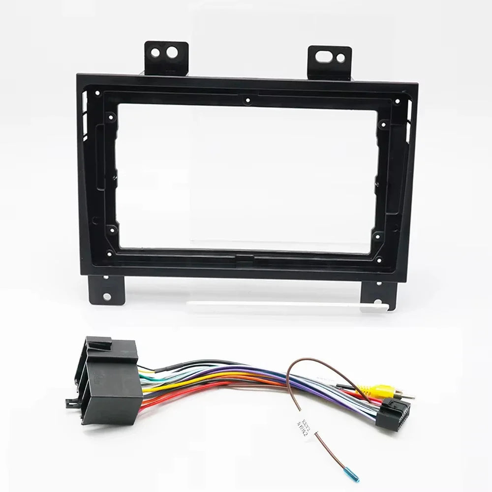 For MAXUS V80 2018 9 Inch Car Radio Facia Fascia Dash Kit Install Console Panel 9inch Plate Bezel Adapter GPS Trim Cover Frame