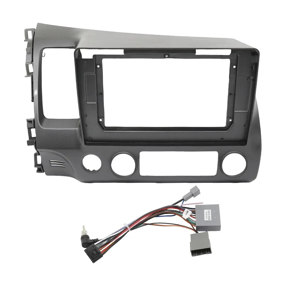 10.1 inch Car DVD Frame Audio Dash Trim Kits Facia Panel Radio Player screen 2 Din  For HONDA CIVIC 2006-2011 Left Stereo