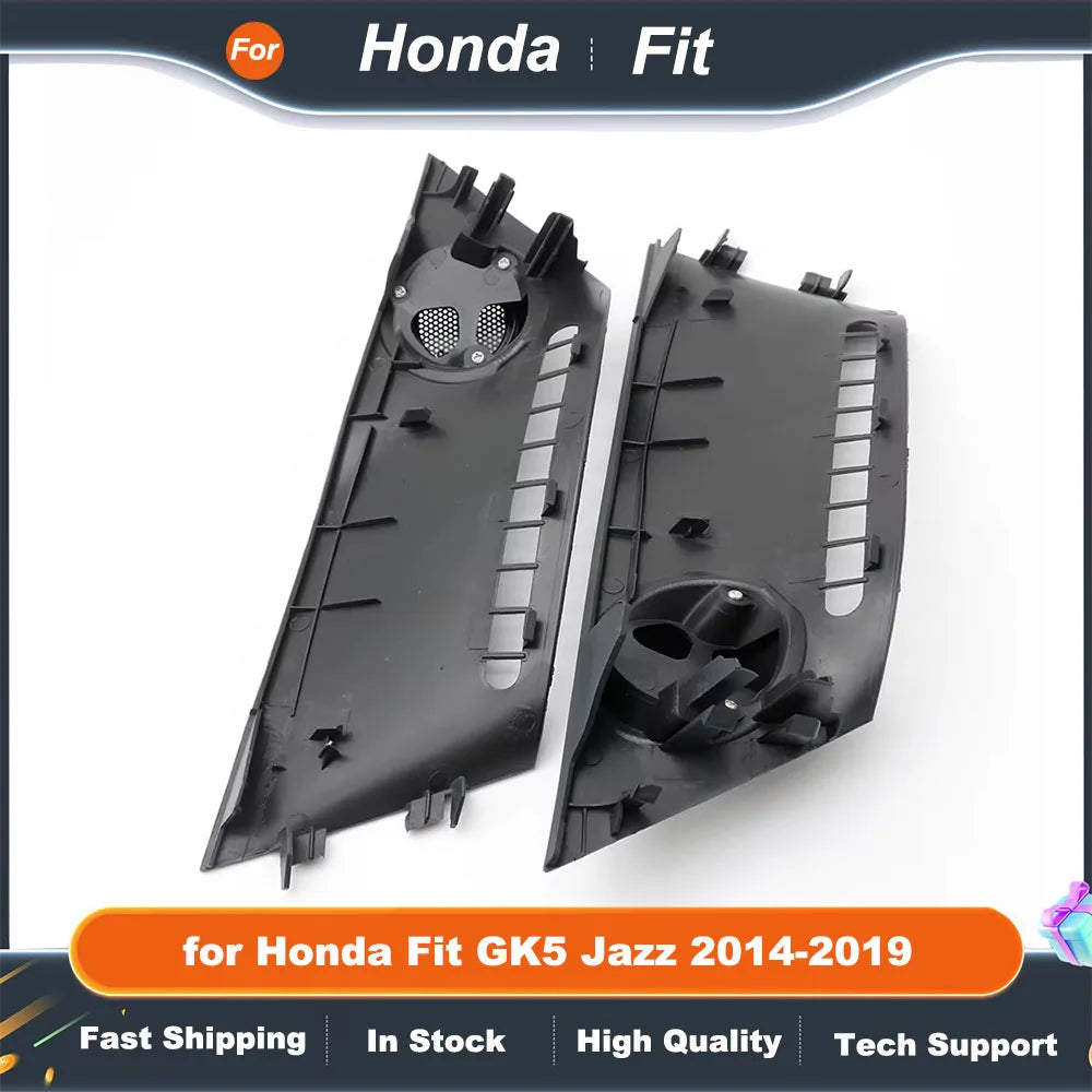 2PCS Car Tweeter Speaker Mounts for Honda Fit Jazz GK5 2014-2019 Audio Door Refitting Angle Cover Boxes