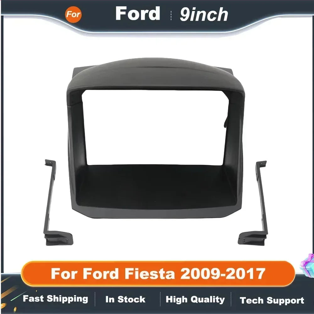For Ford Fiesta 9 Inch Android Dash Panel Fitting Kit with CANBUS Box  Fascia Frame Adapter