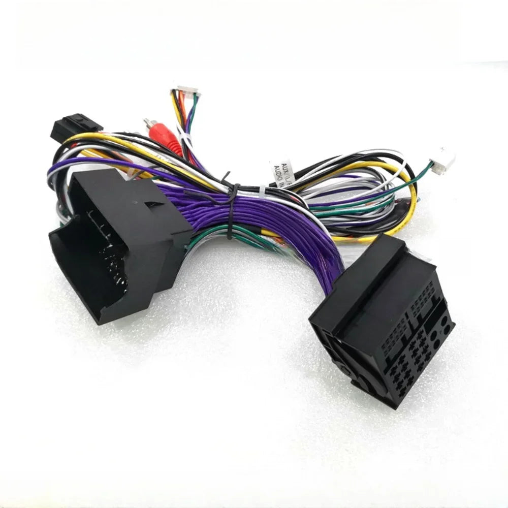 Car Radio Canbus Box Decoder For Peugeot 407 2004-2009 (Save CD) Wiring Harness Plug Power Cable Android 2 Din GPS Radio