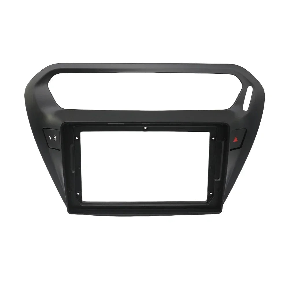 9 INCH Car Fascia Radio Android DVD Panel Dash Kit Install Adapter Console Frame Bezel  For Peugeot 301 CITRON ELYSEE 2014- 2018