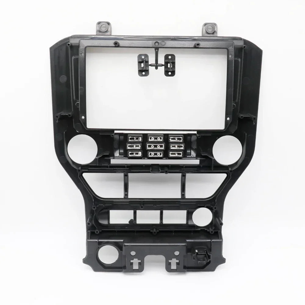 For Ford Mustang 2015-2018 9 Inch Car Fascia Frame Adapter Canbus Box Android Radio Dashboard Fitting Panel Kit Face Plate