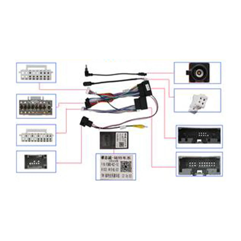 9 Inch 22.86cm Car Radio Stereo Frame 2Din Head Unit Fascia Android Player Dash Board Casing Electric Cable for FORD Kuga 2013