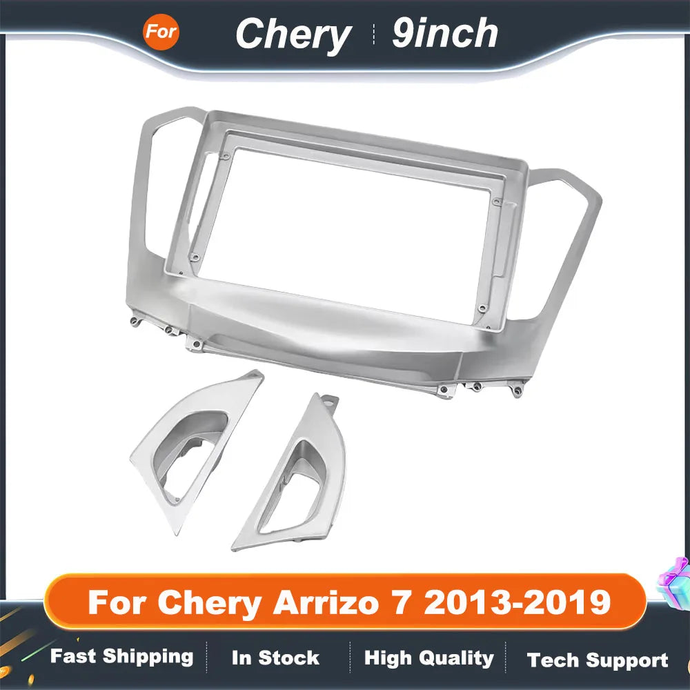 9 Inch Car Audio Fascia Panels Adapter For Chery Arrizo 7 2013-2019 Android Radio Dash Fitting Panel Kit