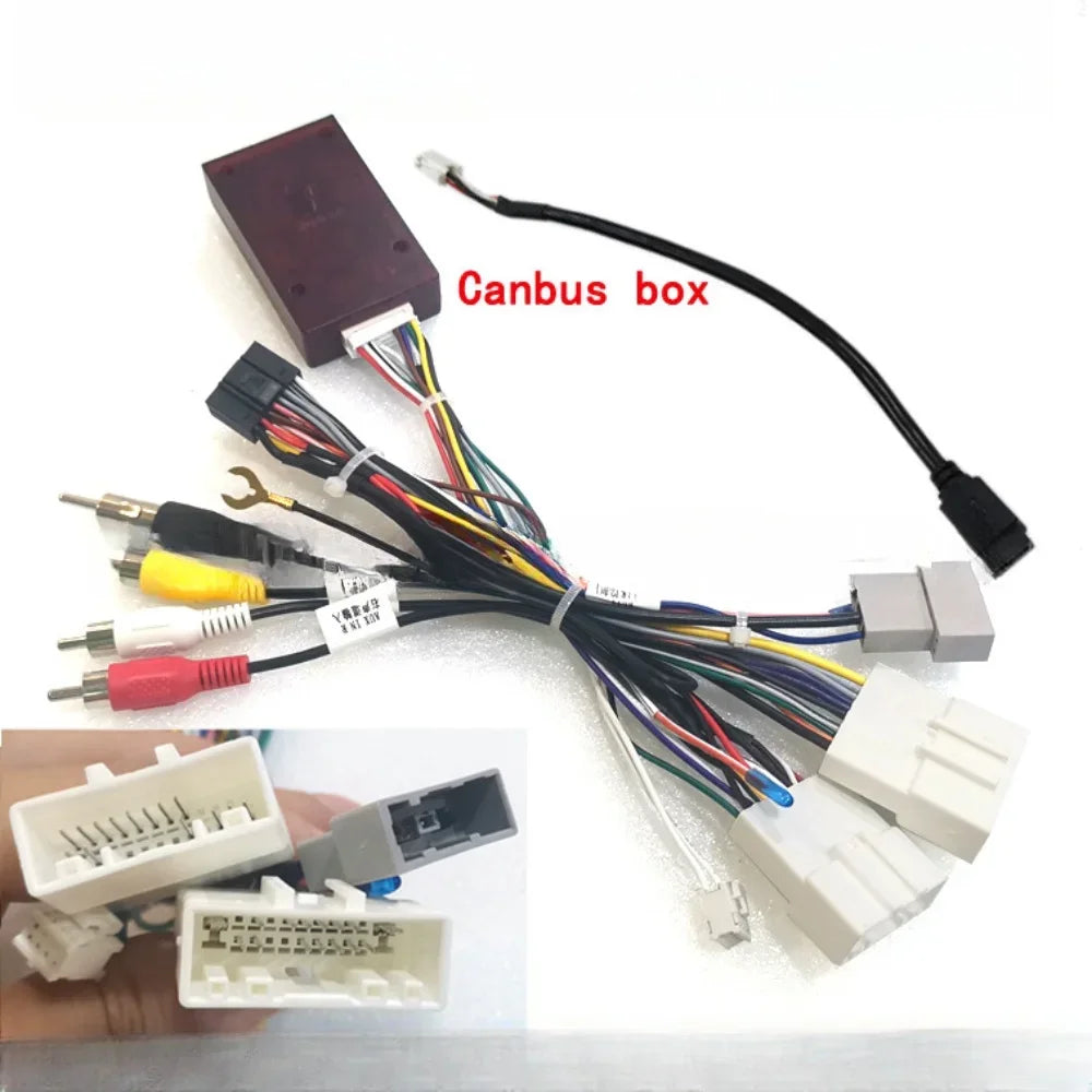 Car Radio Stereo Wiring Harness Cable Adapter 16pin For Qashqai 2006-2013/Juke YF15 2010-2014/X-TRAlL 3/Qashqai 2 2013-2021