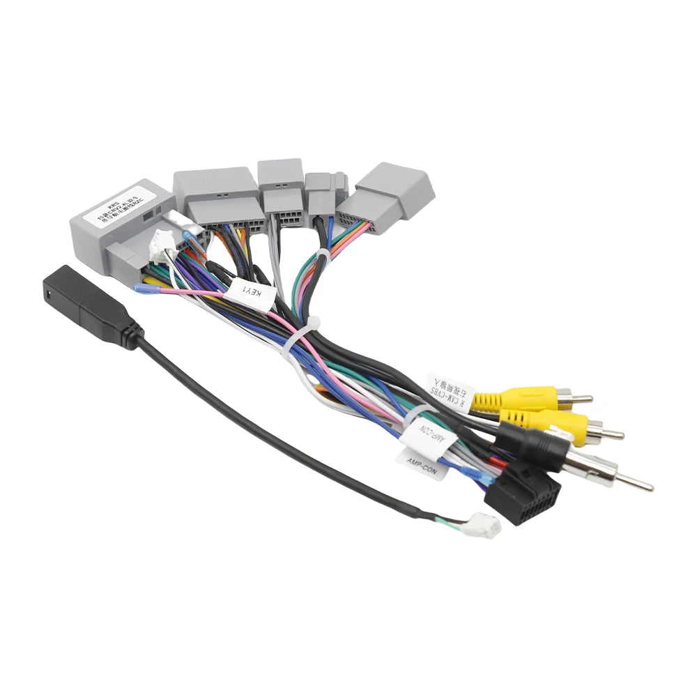 16pin Radio Power Cord for Honda CRV ACCORD CIVIC ELYSION ODYSSEY FIT for JAZZ RZC Car Radio Android Power Cable Wiring Harness