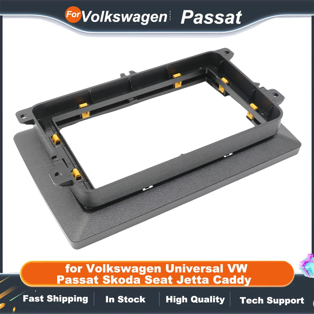 Car Frame Fascia Adapter Android Dash Fitting Panel Kit for Volkswagen Universal VW Passat Skoda Seat Jetta Caddy