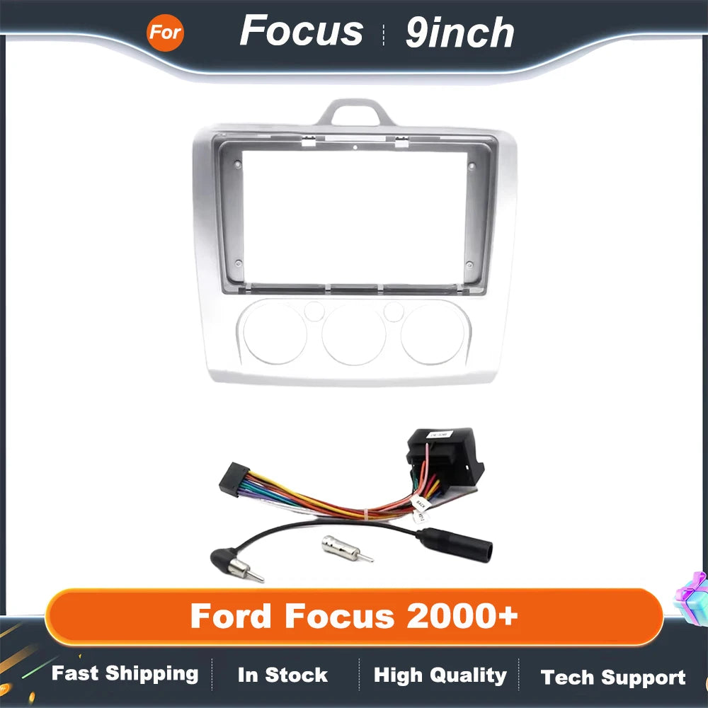 9 Inch Car Radio Screens For Ford Focus 2000+ Frame Other Interior Accessories Car Dvd Frame Kit