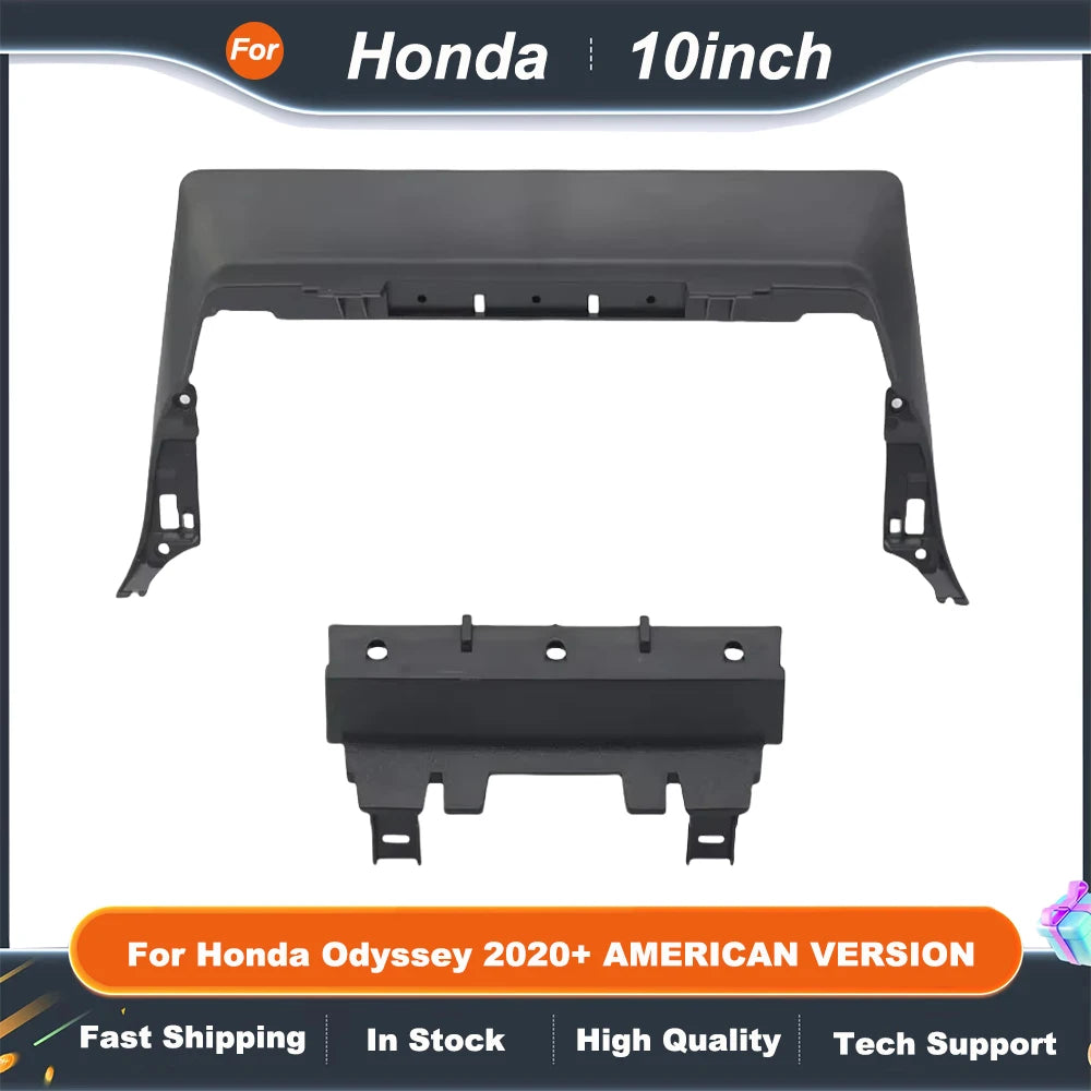 10 Inch Car Frame Fascia Adapter  For Honda Odyssey 2020+ AMERICAN VERSION Android Radio Dash Fitting Panel Kit