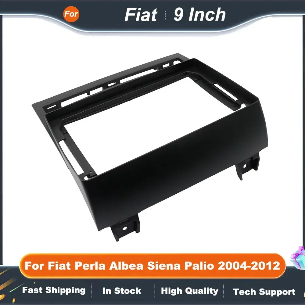 9 Inch Car Radio Fascia Frame for Fiat Perla Albea Siena Palio 2004-2012 Android Dash Panel Kit Fitting Adapter
