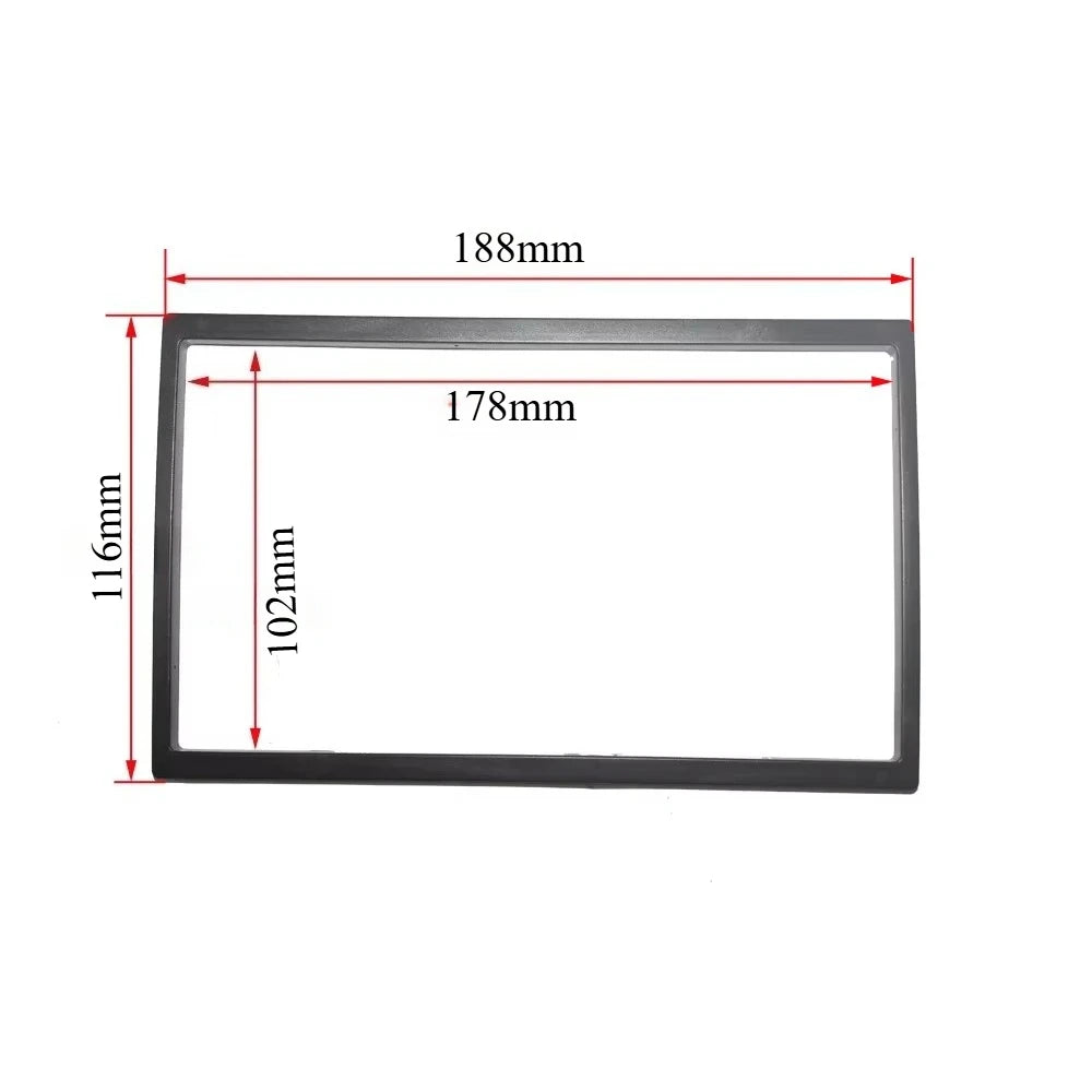 Vehicle radio Fascia 9/10 inch Frame switch to 7 inch 2 Din Car Radio Fascia auto audio Dash Kit Installation Frame Trim Bezel