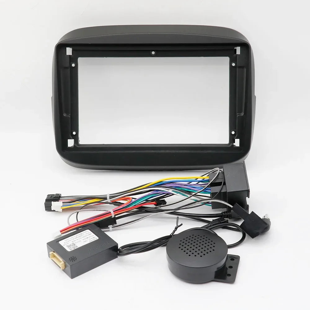 9 Inch Car Frame Fascia Adapter Canbus Box Android Radio Dash Fitting Panel Kit For Fiat Mobi 2016-2022