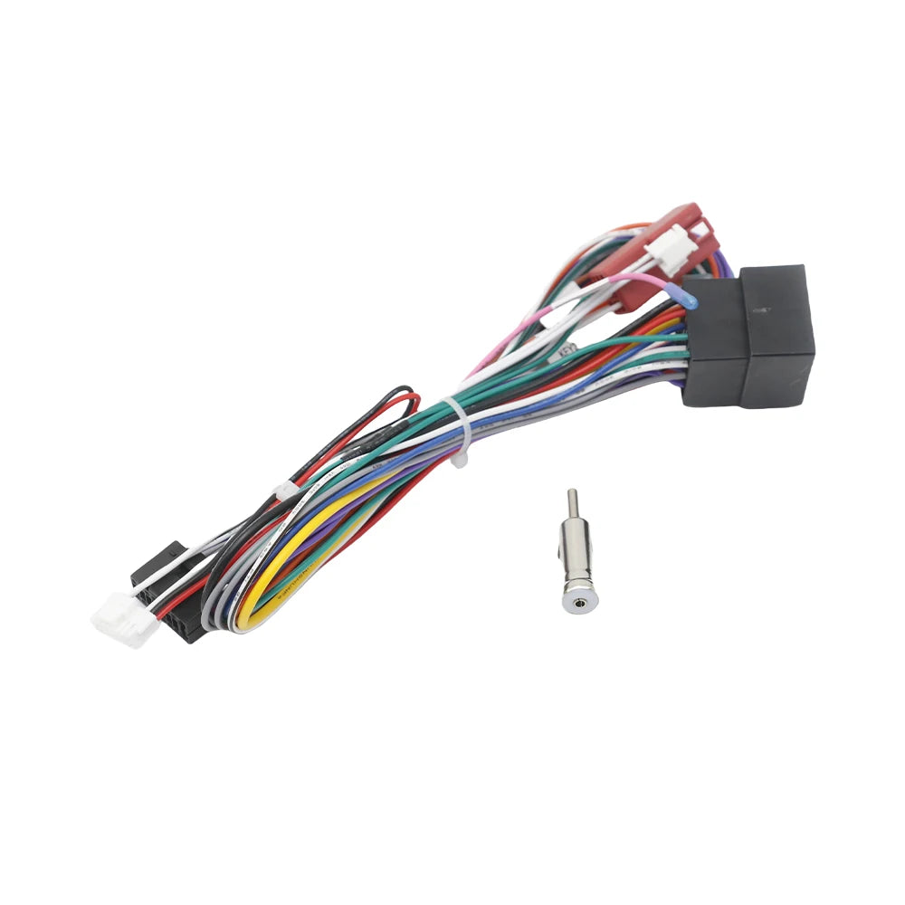 CAN Bus Decoder 16 Pin to ISO Radio Harness Adapter Car Android Wiring Cable for Renault Megane 2 Clio 3 Trafic Mk2 Kangoo
