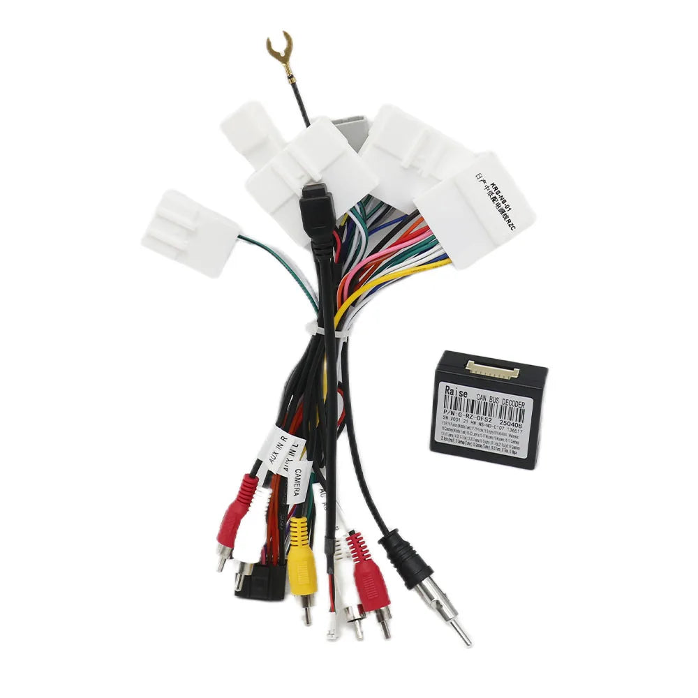 Car Radio Stereo Wiring Harness Cable Adapter For Nissan Murano Qashqai J10 J11 X Trail Tiida for SYLPHY / Terra/ Bluebird Kicks