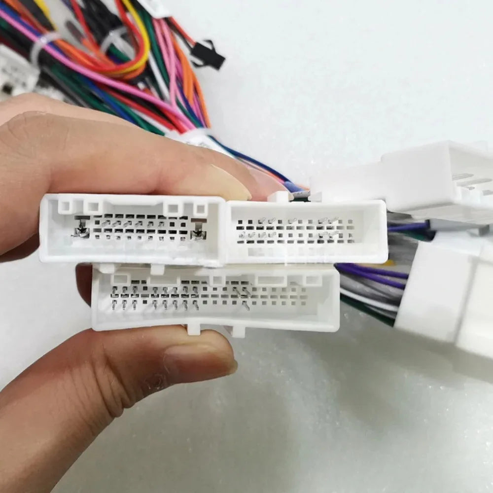 Car 16 Pin Wiring Harness Adapter Canbus Decoder Android 2 Din Radio Power Cable For Renault CLIO 4 2013-2018/CLIO 5 2016-2023