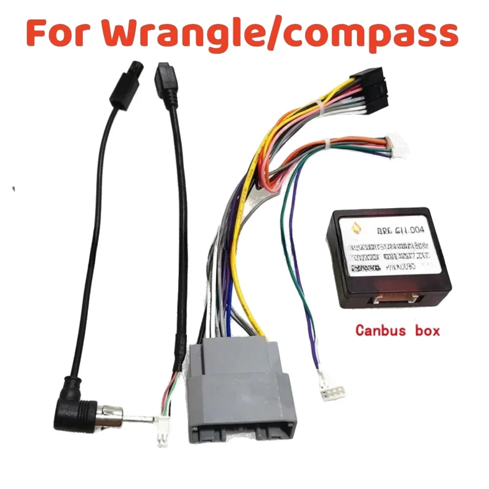 Wiring Harness Adapter Radio Canbus Box RP5-CH-004 For JEEP Compass/Wrangler 2011-2017/Grand Cherokee 2011-2013/Grand Voager Car